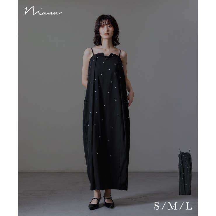 niana ニアナ オーバルフォルムパールドレス | Fashion Letter | 詳細画像1 