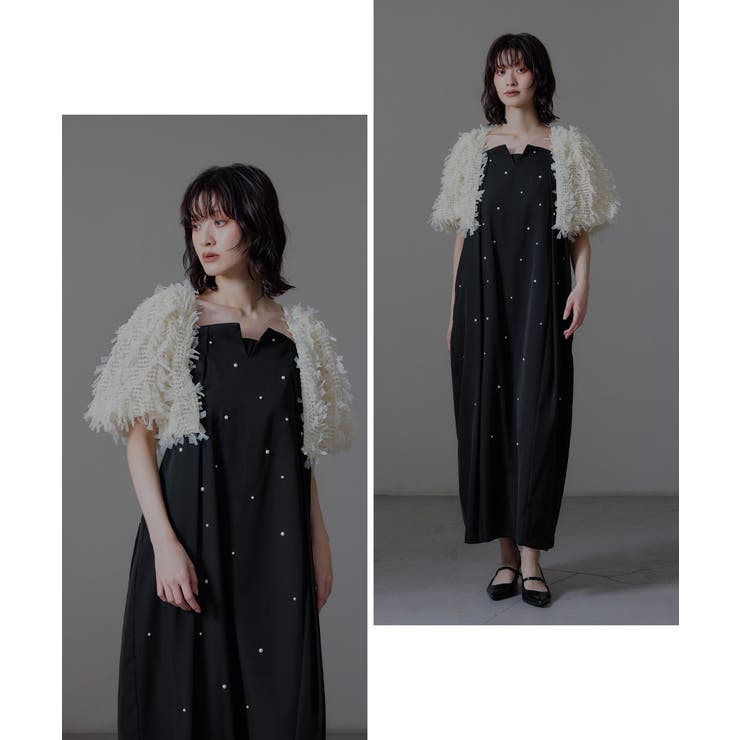 niana ニアナ オーバルフォルムパールドレス | Fashion Letter | 詳細画像15 