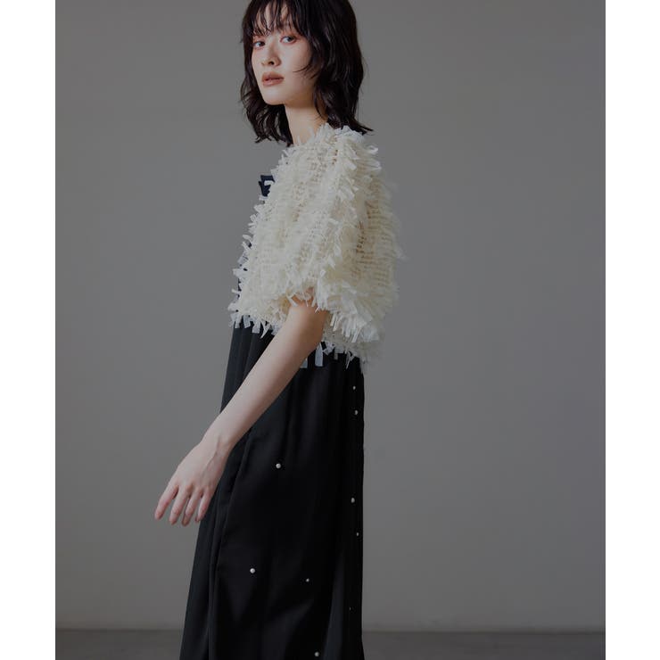 niana ニアナ オーバルフォルムパールドレス | Fashion Letter | 詳細画像16 