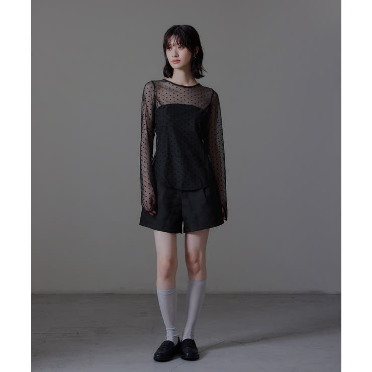 niana ニアナ ドットシアートップス | Fashion Letter | 詳細画像14 