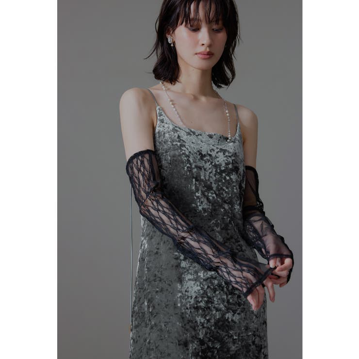 ブラック | niana ニアナ レースアームカバー | Fashion Letter