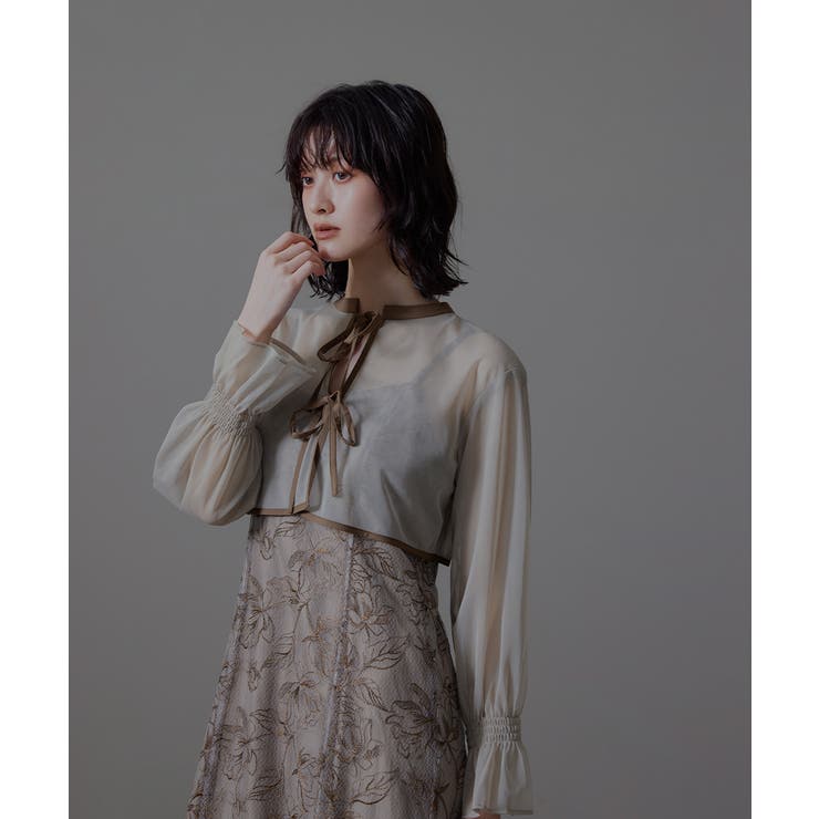 niana ニアナ ダブルリボンボレロセットドレス | Fashion Letter | 詳細画像7 