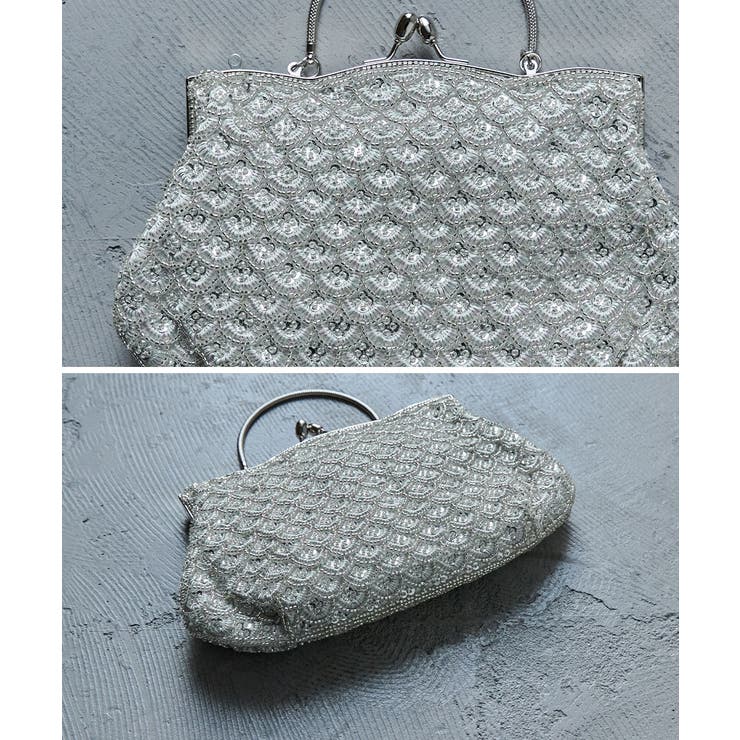 niana ニアナ ビーズスパンコールがま口ハンドバッグ | Fashion Letter | 詳細画像10 