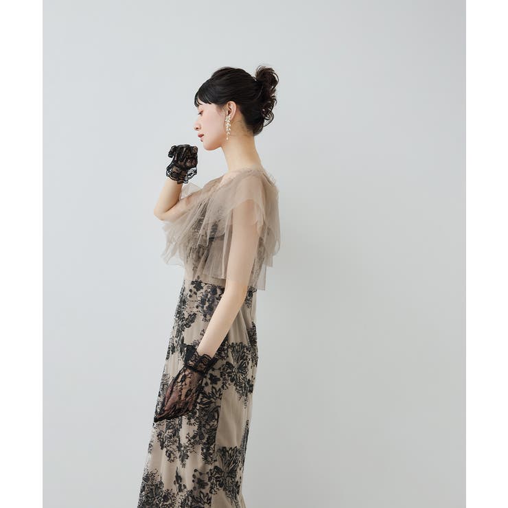 niana ニアナ レイヤードチュールドレス | Fashion Letter | 詳細画像5 