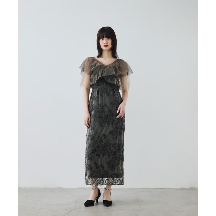 niana ニアナ レイヤードチュールドレス | Fashion Letter | 詳細画像8 