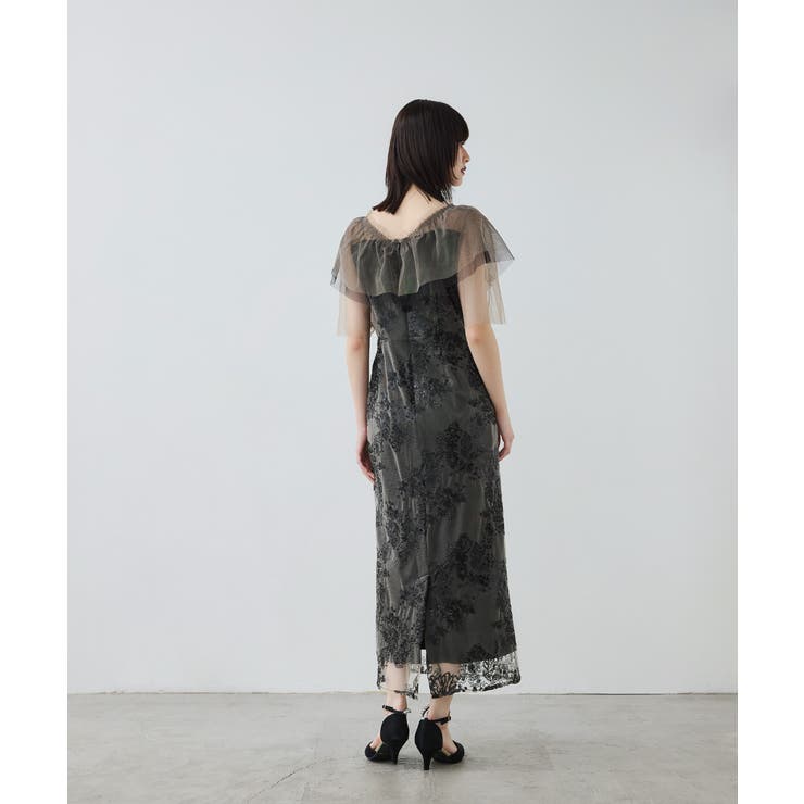 niana ニアナ レイヤードチュールドレス | Fashion Letter | 詳細画像12 