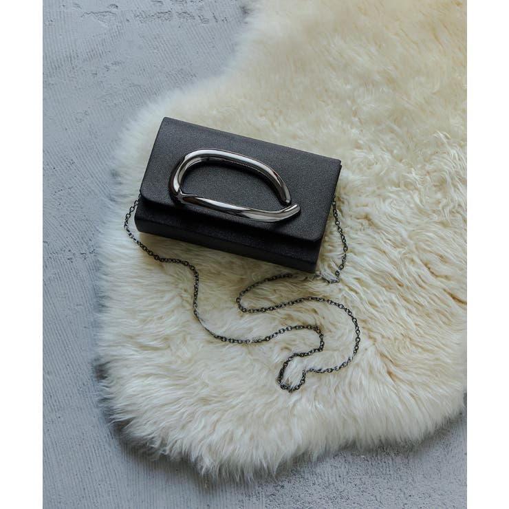 niana ニアナ ビッグメタルモチーフクラッチバッグ | Fashion Letter | 詳細画像9 