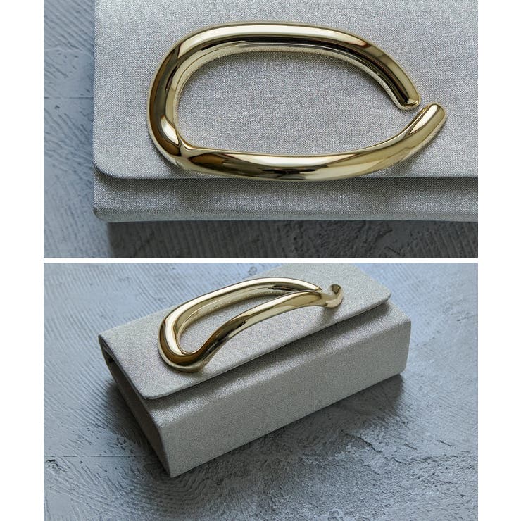 niana ニアナ ビッグメタルモチーフクラッチバッグ | Fashion Letter | 詳細画像11 