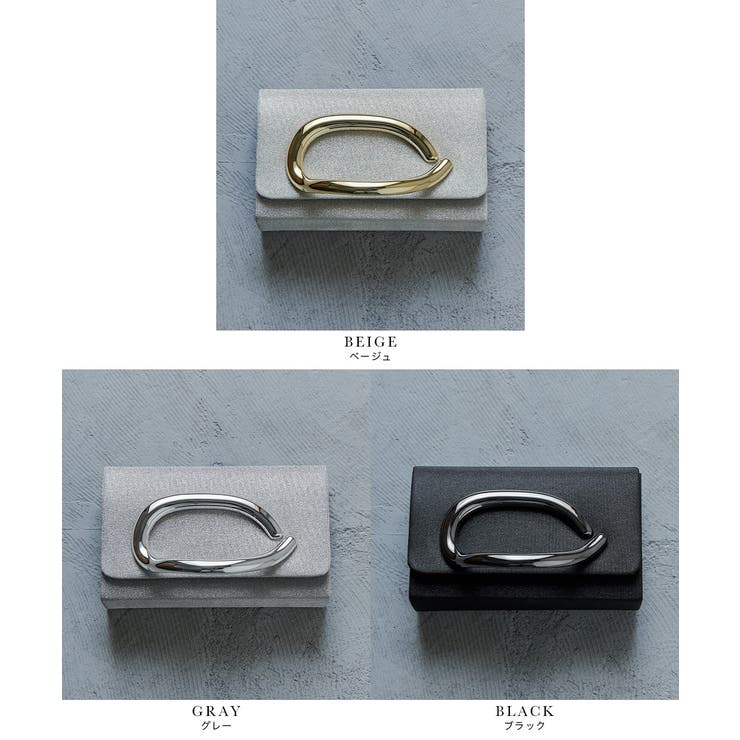 niana ニアナ ビッグメタルモチーフクラッチバッグ | Fashion Letter | 詳細画像14 