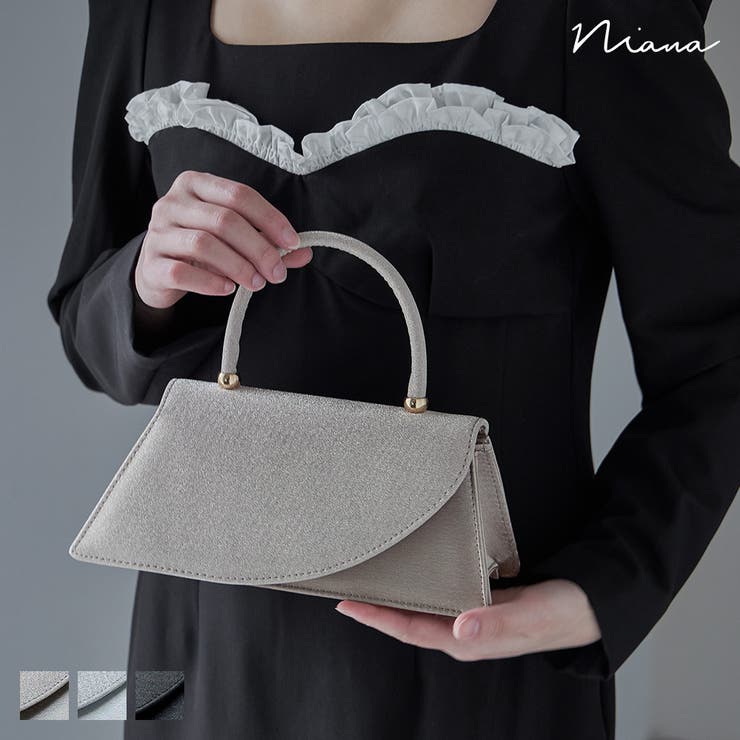 niana ニアナ アシンメトリーハンドバッグ | Fashion Letter | 詳細画像1 