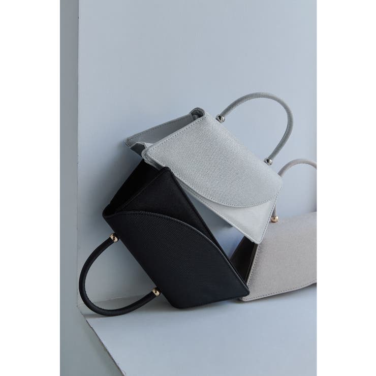 グレー | niana ニアナ アシンメトリーハンドバッグ | Fashion Letter