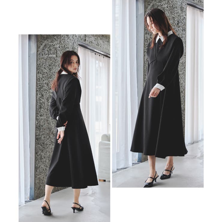 niana ニアナ レイヤードシャツワンピース | Fashion Letter | 詳細画像5 