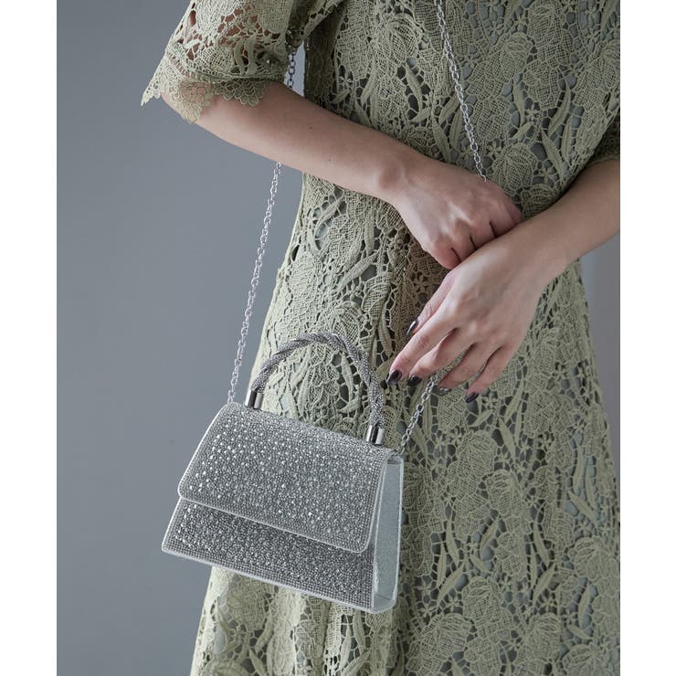 niana ニアナ ラインストーンハンドバッグ | Fashion Letter | 詳細画像5 