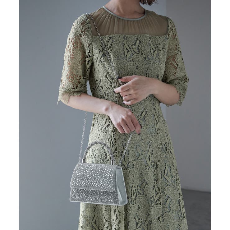 niana ニアナ ラインストーンハンドバッグ | Fashion Letter | 詳細画像6 