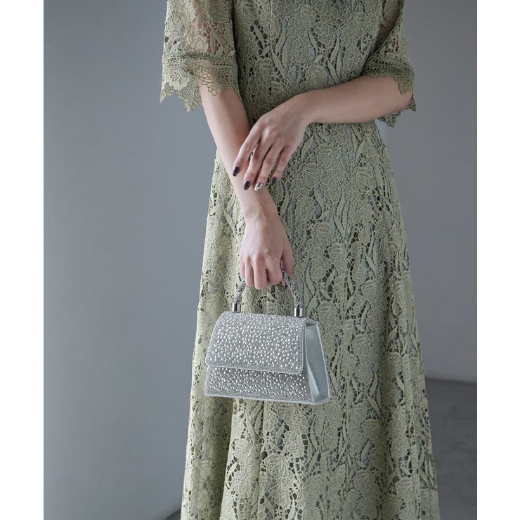 niana ニアナ ラインストーンハンドバッグ | Fashion Letter | 詳細画像8 