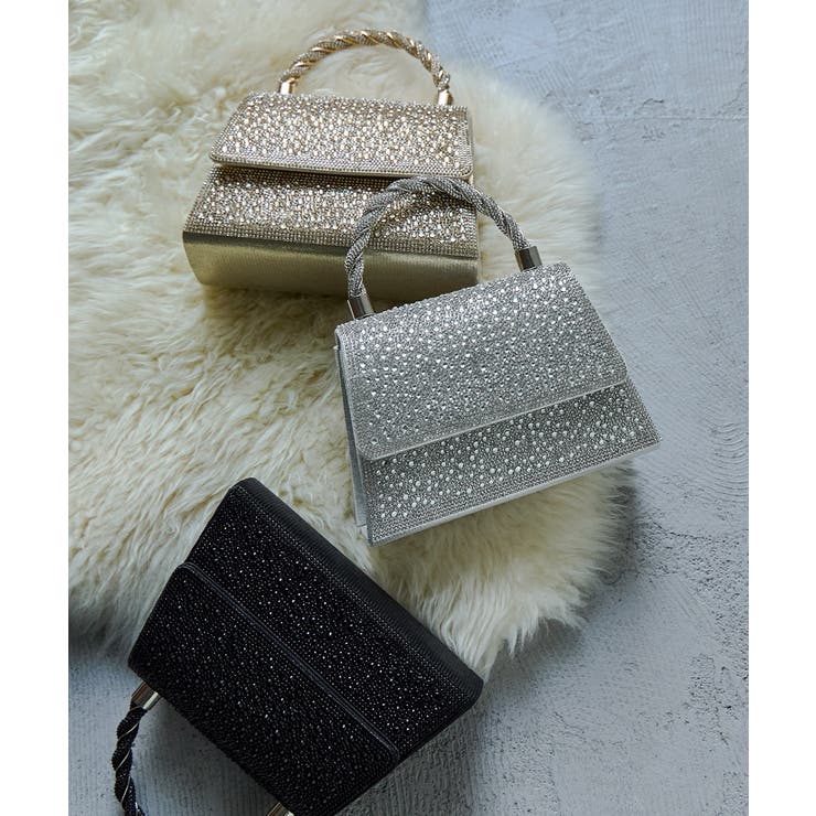 niana ニアナ ラインストーンハンドバッグ | Fashion Letter | 詳細画像9 