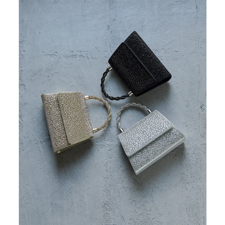 niana ニアナ ラインストーンハンドバッグ | Fashion Letter | 詳細画像10 