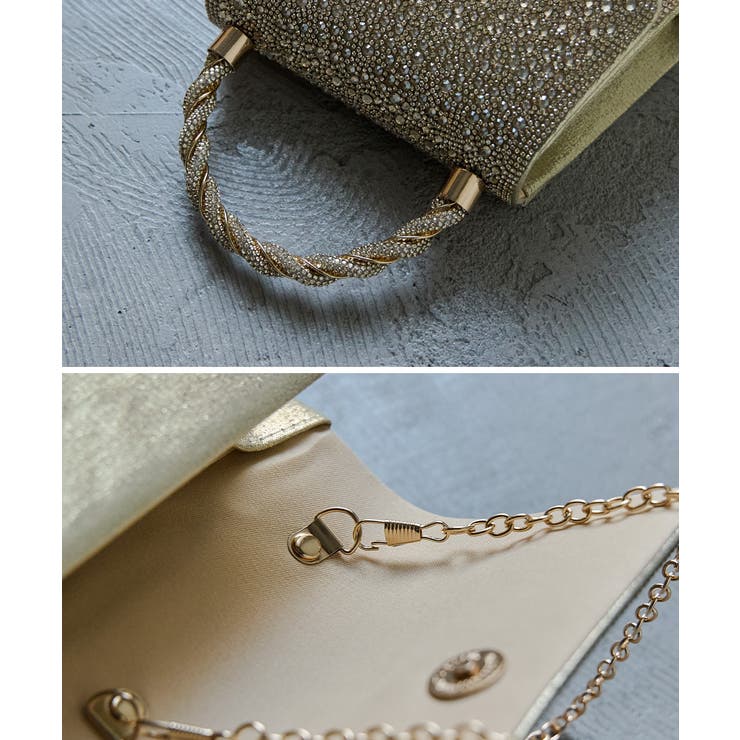 niana ニアナ ラインストーンハンドバッグ | Fashion Letter | 詳細画像12 