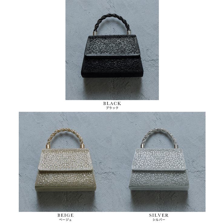 niana ニアナ ラインストーンハンドバッグ | Fashion Letter | 詳細画像16 