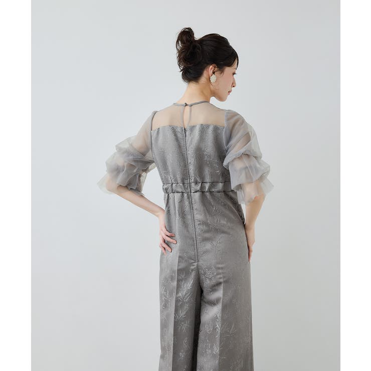 niana ニアナ ジャガードオールインワンドレス | Fashion Letter | 詳細画像12 