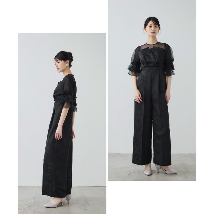 niana ニアナ ジャガードオールインワンドレス | Fashion Letter | 詳細画像15 