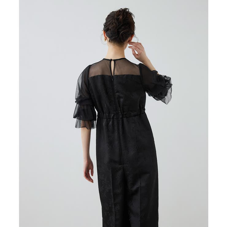 niana ニアナ ジャガードオールインワンドレス | Fashion Letter | 詳細画像16 