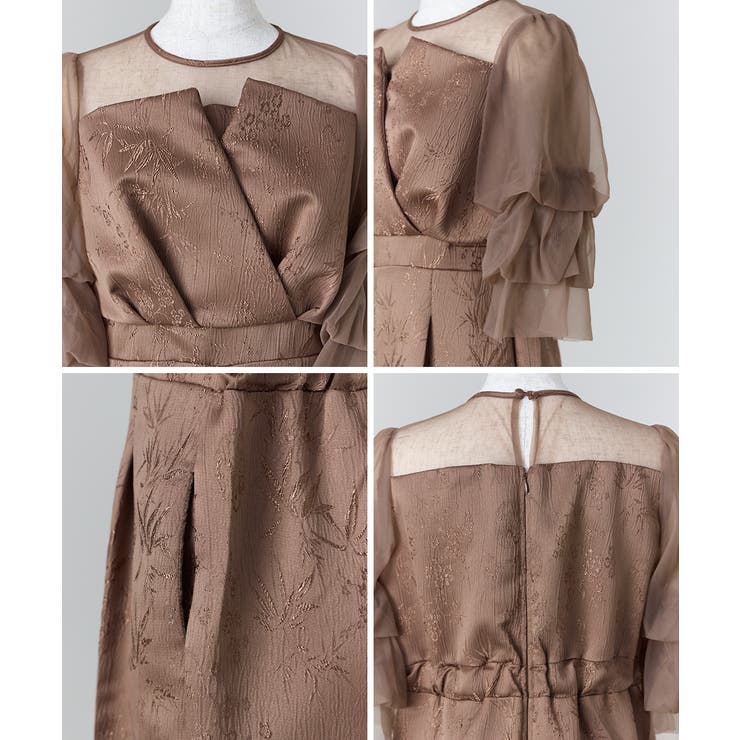 niana ニアナ ジャガードオールインワンドレス | Fashion Letter | 詳細画像18 