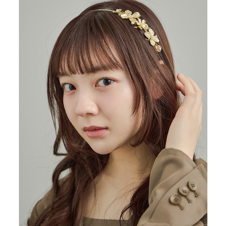 niana ニアナ メタルフラワーカチューシャ | Fashion Letter | 詳細画像2 