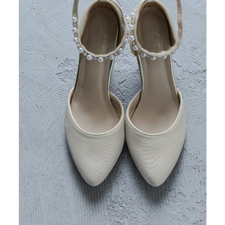 niana ニアナ パールアンクルベルトサテンパンプス | Fashion Letter | 詳細画像16 