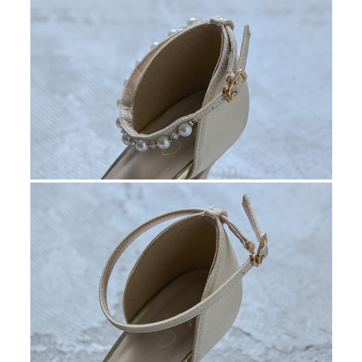 niana ニアナ パールアンクルベルトサテンパンプス | Fashion Letter | 詳細画像18 