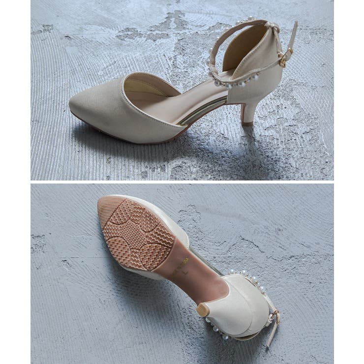 niana ニアナ パールアンクルベルトサテンパンプス | Fashion Letter | 詳細画像19 