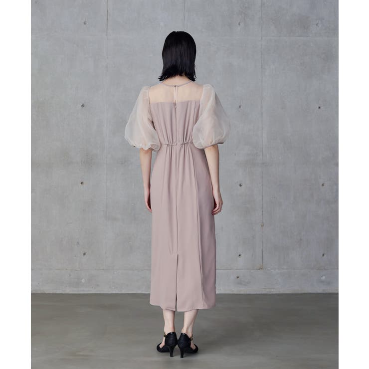 niana ニアナ ラインストーンツイストパフスリーブドレス | Fashion Letter | 詳細画像17 