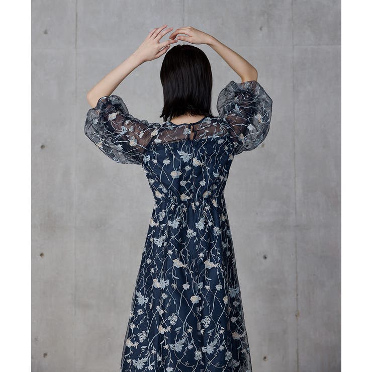 niana ニアナ フラワーエンブロイダリードレス | Fashion Letter | 詳細画像5 