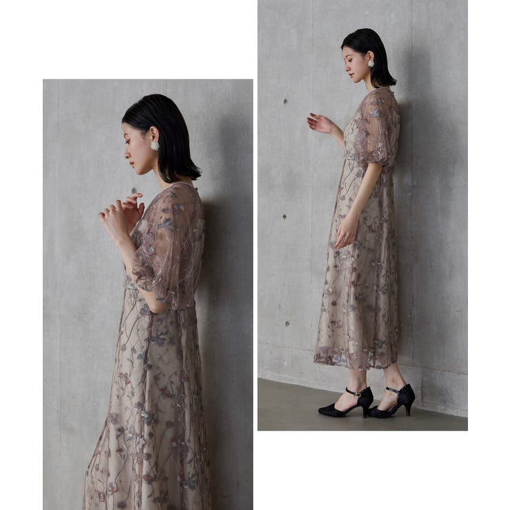 niana ニアナ フラワーエンブロイダリードレス | Fashion Letter | 詳細画像12 