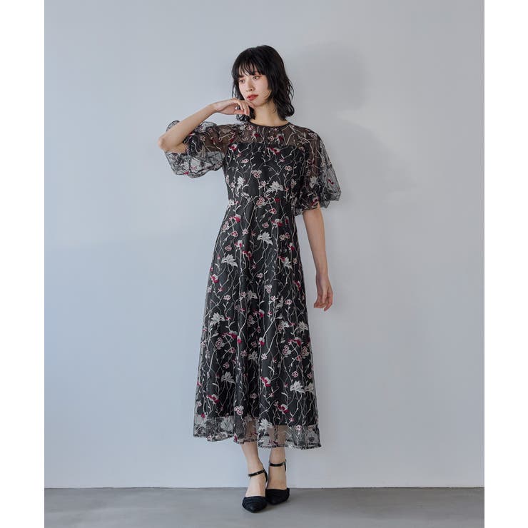 niana ニアナ フラワーエンブロイダリードレス | Fashion Letter | 詳細画像15 