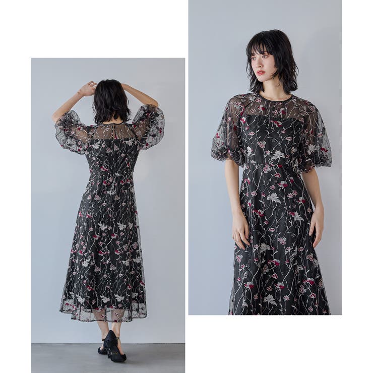 niana ニアナ フラワーエンブロイダリードレス | Fashion Letter | 詳細画像16 