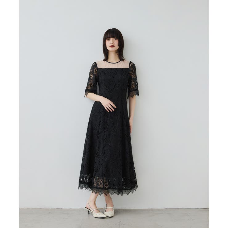 niana ニアナ ケミカルレースドレス | Fashion Letter | 詳細画像3 