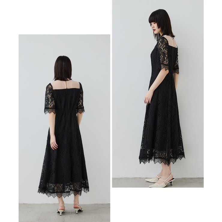 niana ニアナ ケミカルレースドレス | Fashion Letter | 詳細画像4 