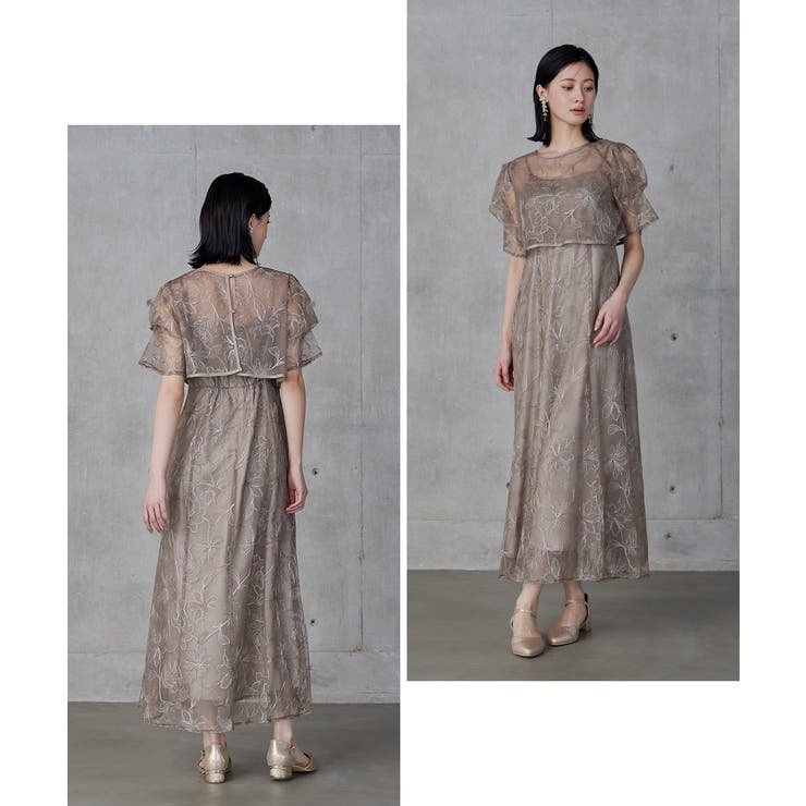 niana ニアナ タックスリーブエンブロイダリードレス | Fashion Letter | 詳細画像8 