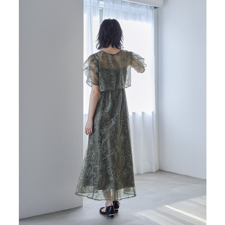 niana ニアナ タックスリーブエンブロイダリードレス | Fashion Letter | 詳細画像13 