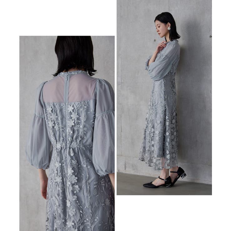 niana ニアナ フローラルパターンフレアドレス | Fashion Letter | 詳細画像8 