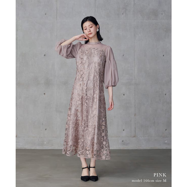 niana ニアナ フローラルパターンフレアドレス | Fashion Letter | 詳細画像14 