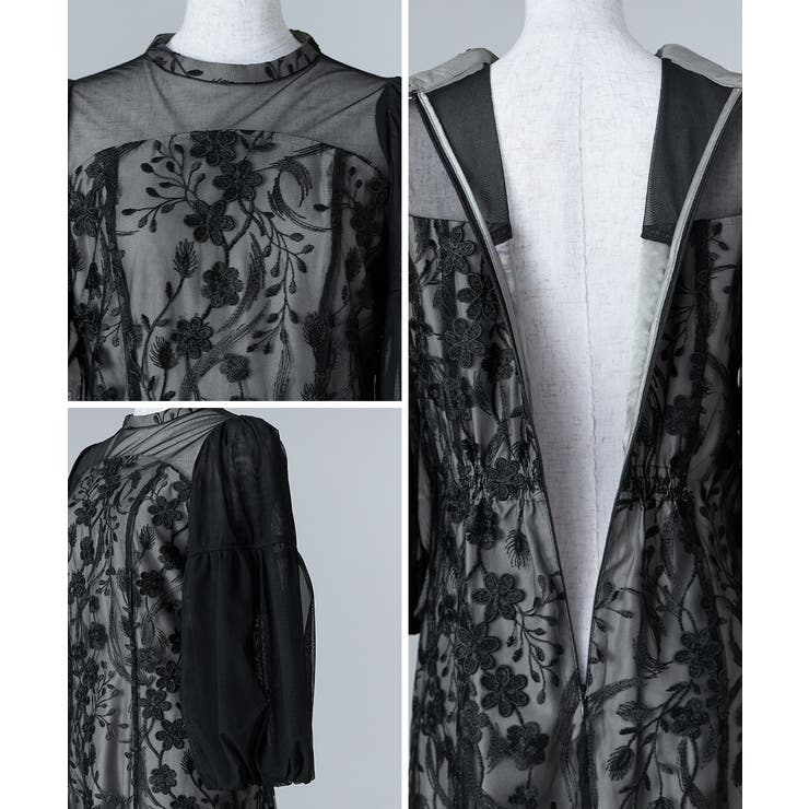 niana ニアナ フローラルパターンフレアドレス | Fashion Letter | 詳細画像18 