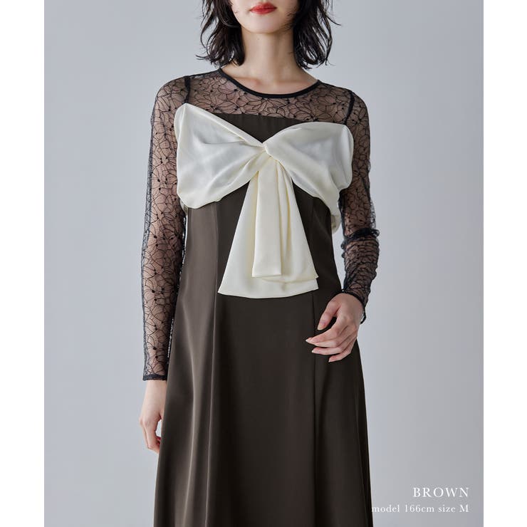 niana ニアナ ビッグリボンドレス | Fashion Letter | 詳細画像8 