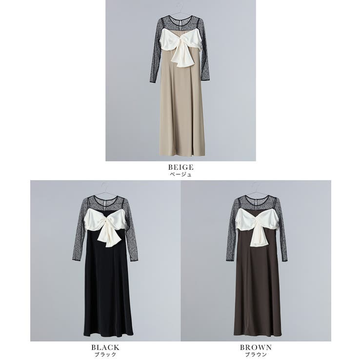 niana ニアナ ビッグリボンドレス | Fashion Letter | 詳細画像20 