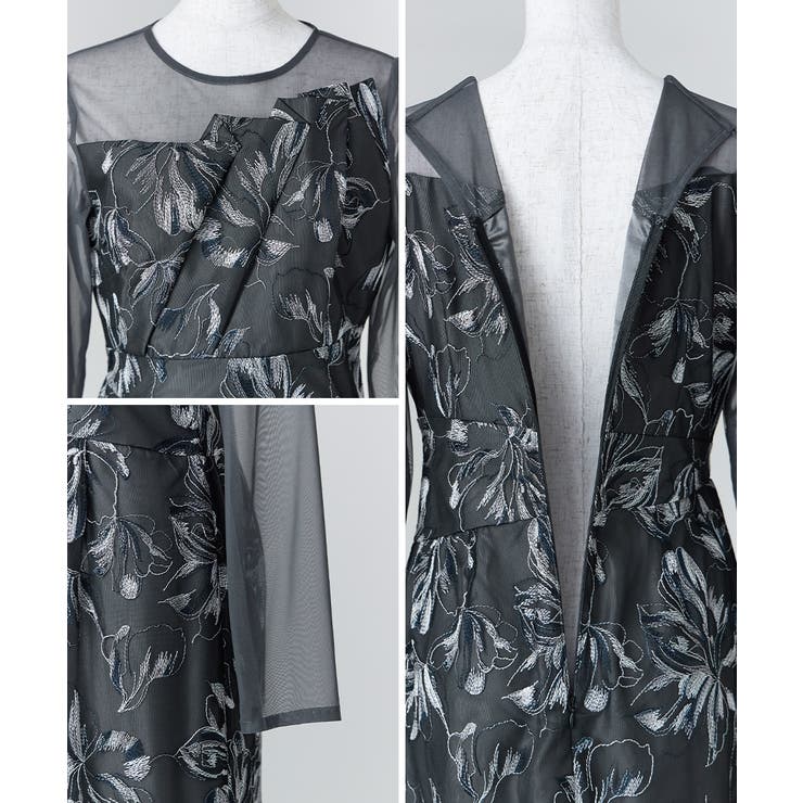 niana ニアナ プリーツフロントフラワードレス | Fashion Letter | 詳細画像18 