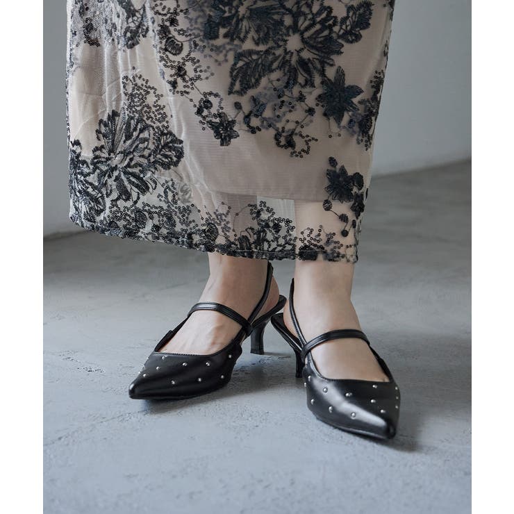 niana ニアナ スタッズスリングバックオールウェイズシューズ | Fashion Letter | 詳細画像3 