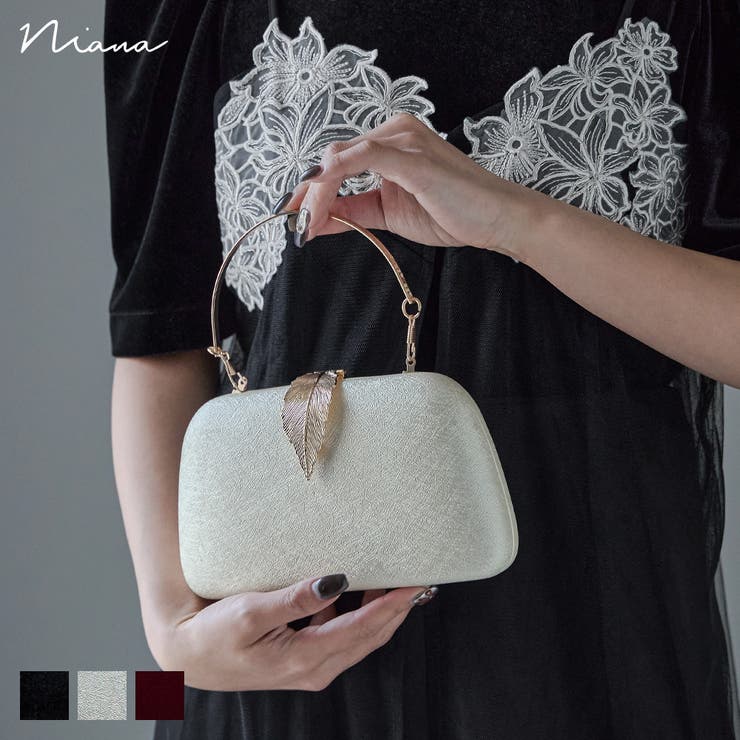 niana ニアナ リーフプレートハンドバッグ | Fashion Letter | 詳細画像1 