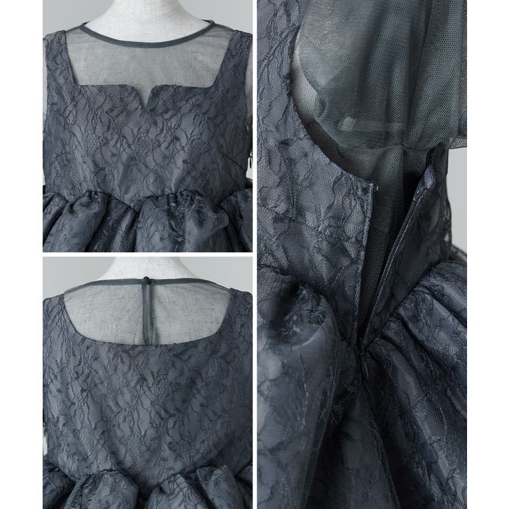 niana ニアナ レースペプラムビスチェオーバーレイセットアップドレス | Fashion Letter | 詳細画像16 