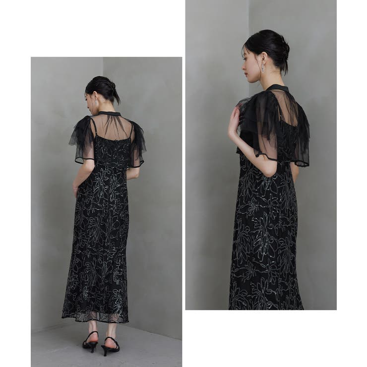 niana ニアナ ボレロセットフラワースパンコールドレス | Fashion Letter | 詳細画像8 